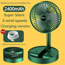Rechargeable – Portable Telescopic Folding Fan